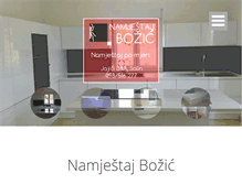 Tablet Screenshot of namjestajbozic.com